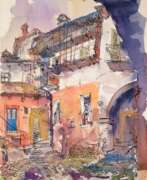 Aperçu. Mende, Heribert (20. Jh.) &quot;Ascona&quot;, Aquarell, bez. &quot;Ascona Sept 59&quot;, unsign., 52x34 cm, ungerahmt