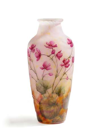 Große Vase 'Cardamines'. Daum Frères-Nancy. - фото 1