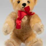 Steiff-Classic-Teddybär 1909, 000379, mit Stimme, blondes Mohairfell, Knopf im Ohr, unbespielt, L. 35 cm - Foto 1