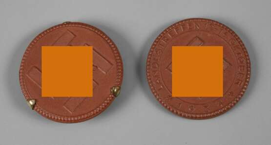 Paar Medaillen Meissen 3. Reich - Foto 1