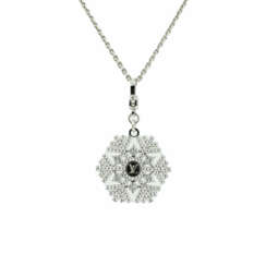 Louis Vuitton. Diamond-Pendant-Necklace