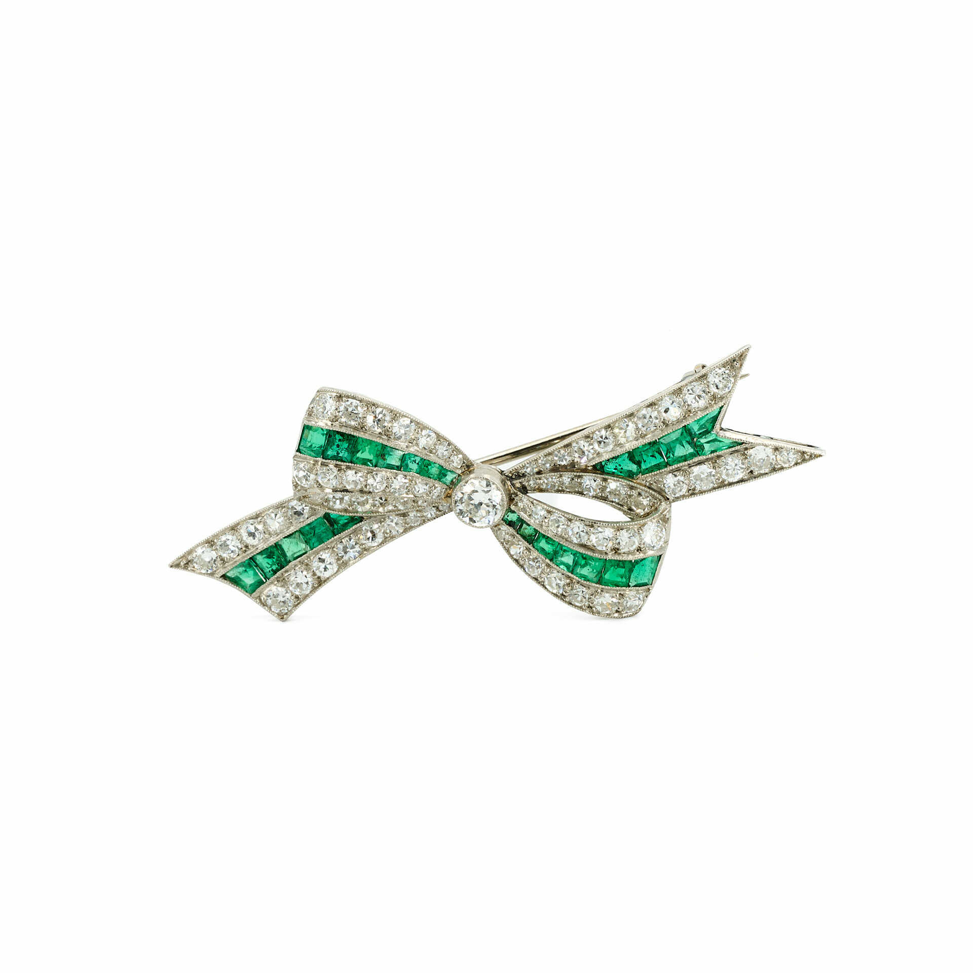 Emerals-Diamond-Brooch