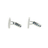 Sapphire-Diamond-Cufflinks - photo 2