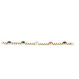 Gemstone-Curb-Chain-Bracelet - photo 2