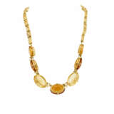 Citrin-gemstone-necklace - photo 2