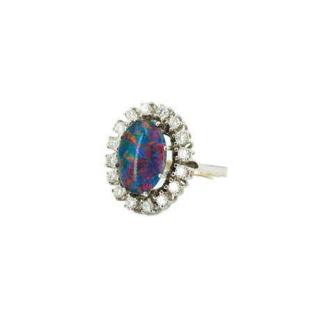 Opal-Diamond-Ring - photo 1