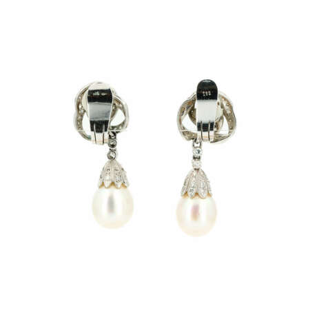 Pearl-Diamond-Earrings - photo 2