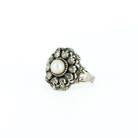 Pearl-Diamond-Ring - photo 1