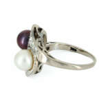 Pearl-Diamond-Ring - photo 4