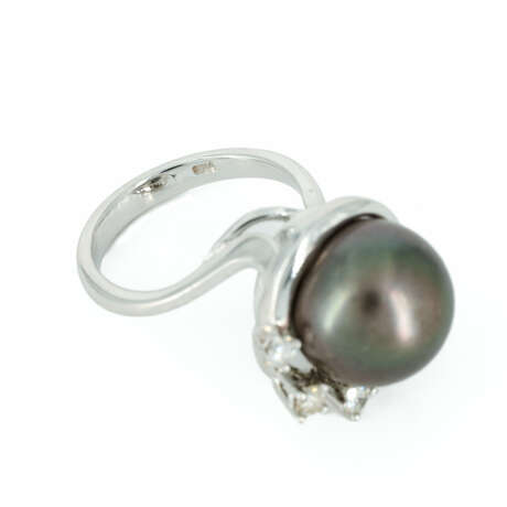 Tahiti Pearl-Diamond-Ring - photo 4