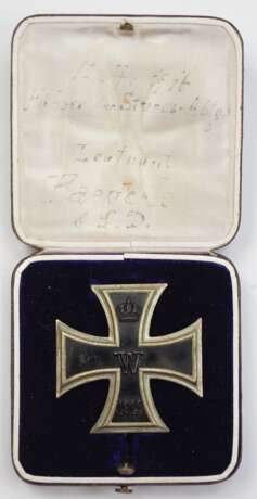 Preussen: Eisernes Kreuz, 1914, 1. Klasse, im Etui für einen Leutnant und Führer der Sturmabteilung. - photo 1