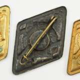 Deutscher Radfahr-Verband (DRV): Deutsches Radsport-Jugend-Abzeichen, 2. Form, in Gold, Silber und Bronze. - photo 2