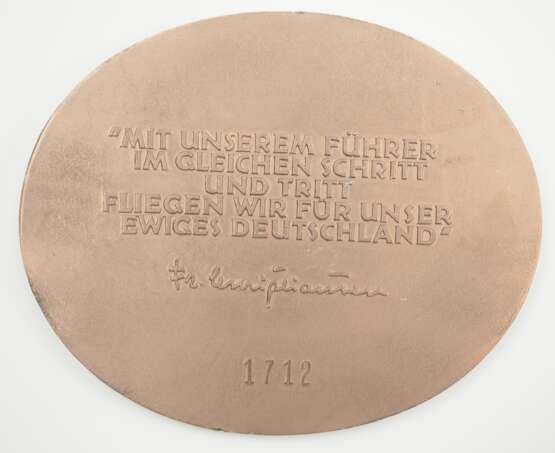 NSFK: Plakette auf den Deutschlandflug 1938. - photo 2