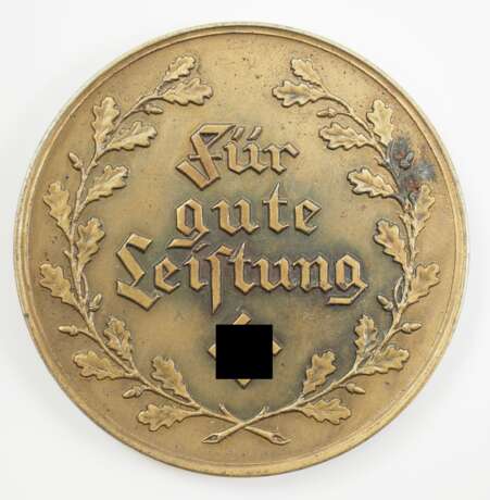 3. Reich: Reichsverband für das Deutsche Hundewesen (RDH) - Gau-Plakette " Für gute Leistung ", Gau Südwest, in Bronze. - photo 2