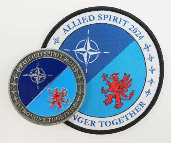 BRD: Coin der Pz.Gren.Brig. 41 Vorpommern - Allied Spirit 2024. - фото 2