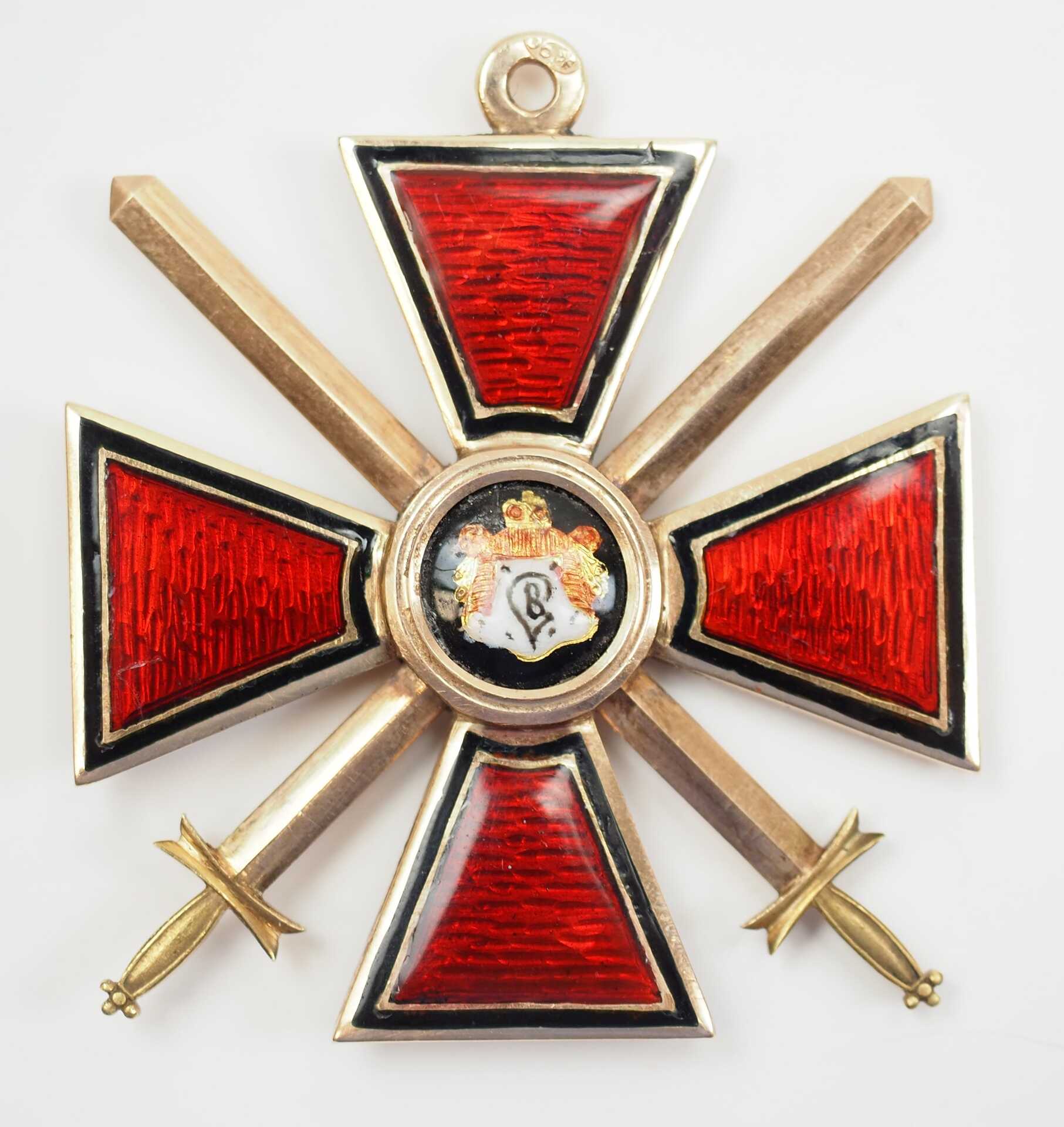 Russland: St. Wladimir Orden, 2. Klasse Kreuz mit Schwertern.