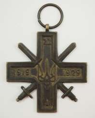 Ukraine: Kreuz des Direktoriums 1919/1929.