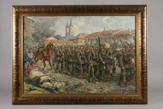 Albin Tippmann, Truppenaufmarsch im 1. Weltkrieg - photo 2