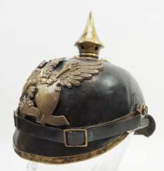 Baden: Pickelhaube für Mannschaften, der Infanterie.