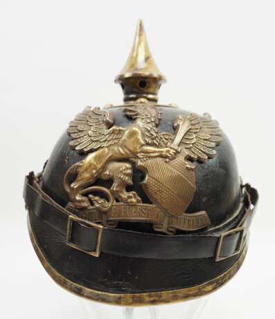 Baden: Pickelhaube für Mannschaften, der Infanterie. - фото 2