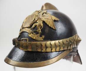 Baden: Helm für Kommandanten der Feuerwehr - um 1870.