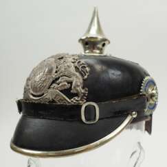 Bayern: Pickelhaube für Mannschaften im Infanterie-Leib-Regiment.