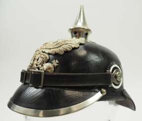 Preussen: Pickelhaube für Mannschaften im 1. Nassauischen Pionier-Bataillon Nr.21.