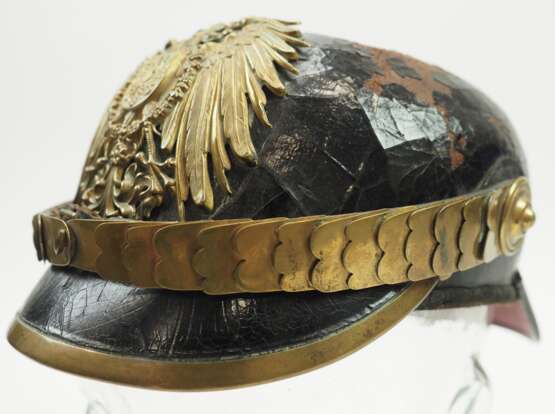 Deutsches Reich: Pickelhaube für Offiziere der Schutztruppe. - Foto 1