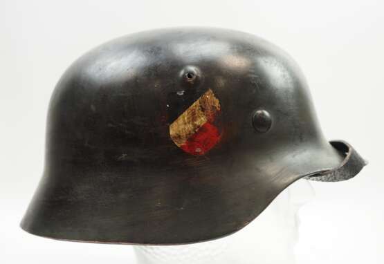 Wehrmacht: Stahlhelm M35 - Doppelemblem. - фото 4