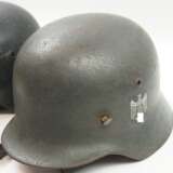 Wehrmacht: 2 Stahlhelme. - photo 2