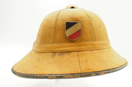 Wehrmacht: Tropenhelm des Afrikakorps, 1. Modell. - Foto 3