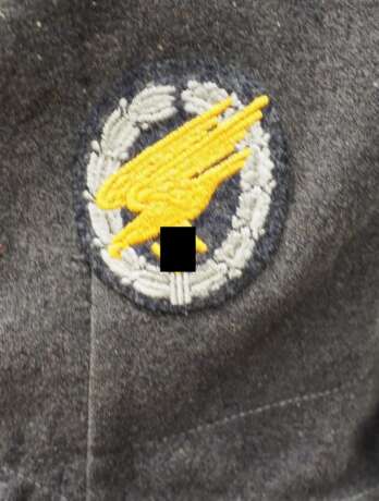 Luftwaffe: Fliegerbluse eines Oberfeldwebel / Offiziersanwärter der Fallschirmjäger. - photo 3