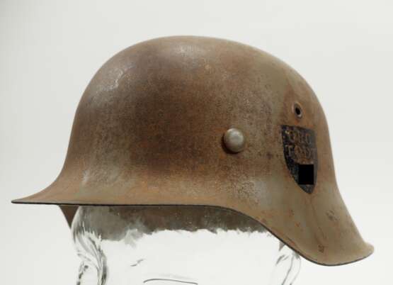 Organisation Todt (OT): Stahlhelm M42 - 1 Emblem. - Foto 1