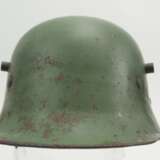 3. Reich: Polizei Stahlhelm M31 - 2 Embleme. - Foto 2