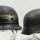 3. Reich Stahlhelm Glocken - 2 Exemplare. - Foto 1