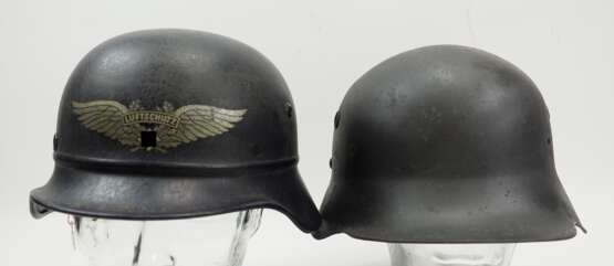 3. Reich Stahlhelm Glocken - 2 Exemplare. - Foto 2