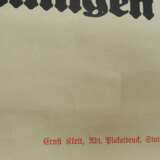 3. Reich: Plakat zur Volksabstimmung über das Staatsoberhaupt des Deutschen Reichs - 19. August 1934. - photo 3