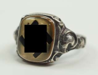 3. Reich: Patriotischer Fingerring.