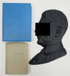 Adolf Hitler Plakette / &quot;Mein Kampf&quot;.