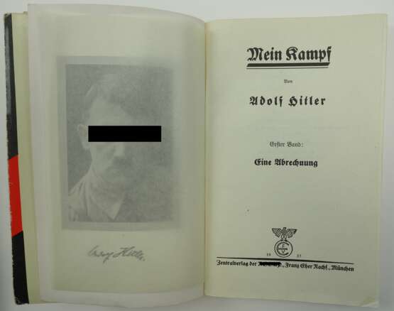 Hitler, Adolf: Mein Kampf - 2 Bände. - photo 2