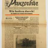 3. Reich: Der Panzerbär - Kampfblatt für die Verteidigung Gross-Berlins. - photo 1