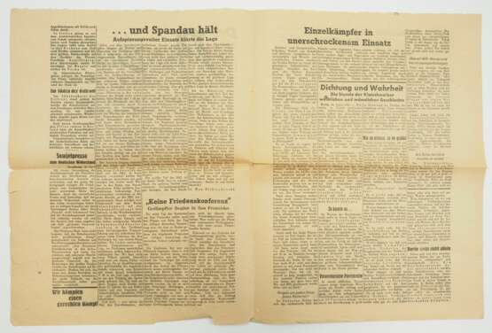 3. Reich: Der Panzerbär - Kampfblatt für die Verteidigung Gross-Berlins. - photo 2