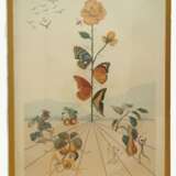 Dali, Salvador (1904-1989): Schmetterlingsrose Lithographie. - Foto 2