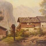 Gutknecht, Anton (1907-1988): Bauerngehöft in den Bergen. - Foto 1