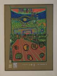 Hundertwasser, Friedensreich (1928-2000): Straße der Überlebenden.