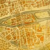 Stadtplan Pairs 1705 - kolorierter Stich. - Foto 4