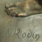 Rodin, August (1940-1917): Das Eherne Zeitalter - L' Age d'arain. - Foto 4