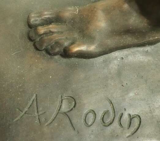 Rodin, August (1940-1917): Das Eherne Zeitalter - L' Age d'arain. - Foto 4