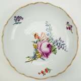 Meissen: Obstschale mit Blumendekor, um 1800 - 1. Wahl. - Foto 1