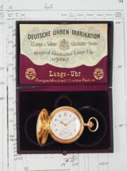 A. Lange &amp; Söhne, Glashütte 1912 - GOLDENE Herrentaschenuhr.